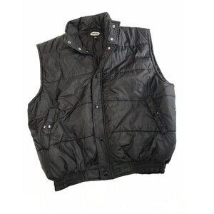 Burnside Men's Elemental Puffer Vest Size Xl Black